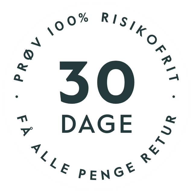 30 dages pengene-tilbage-garanti mærke